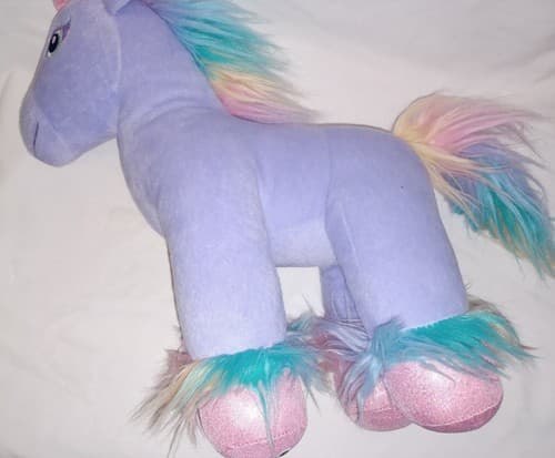 Build-A-Bear | Beary Fairy Friends | Purple Unicorn 19" Rainbow Mane Plush - Thumbnail 5