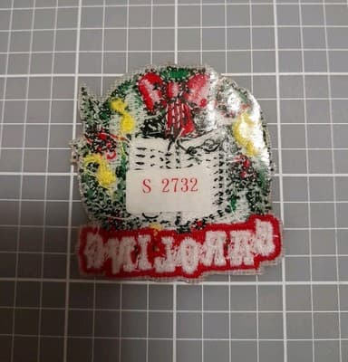 Caroling Patch Crest Badge Girl Boys Scouts Christmas Fun Patch 2"×2" New - Thumbnail 2