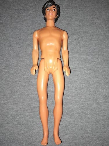 Vintage Disney Aladdin Prince Ali 1968 Male Doll 12” Toy Mattel Inc. Nude - Thumbnail 2