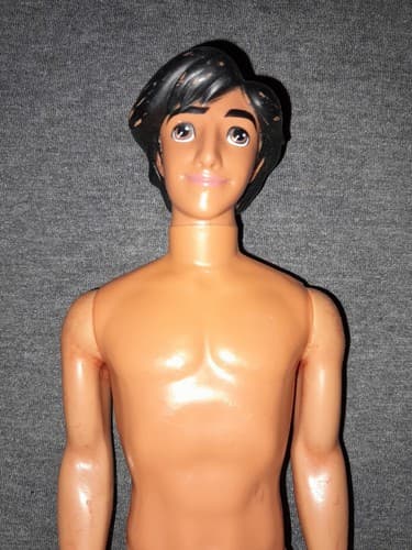 Vintage Disney Aladdin Prince Ali 1968 Male Doll 12” Toy Mattel Inc. Nude - Thumbnail 3
