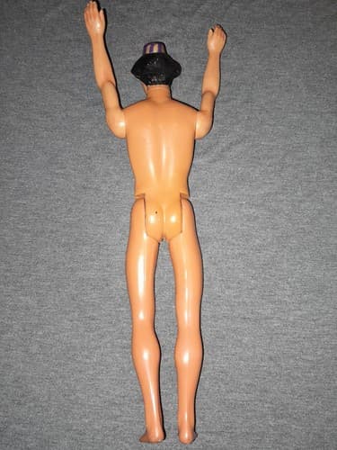 Vintage Disney Aladdin Prince Ali 1968 Male Doll 12” Toy Mattel Inc. Nude - Thumbnail 5