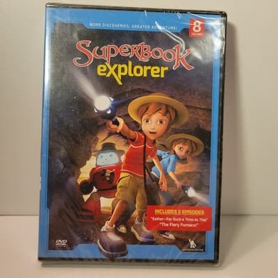 Superbook Explorer Volume 8 DVD – New & Sealed Christian Kids Animated Series - Image 1