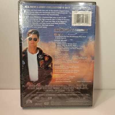 Top Gun (1986) 2-Disc Collector’s Edition DVD – Tom Cruise Classic Film - Thumbnail 4