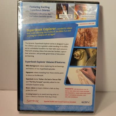 Superbook Explorer Volume 8 DVD – New & Sealed Christian Kids Animated Series - Thumbnail 3