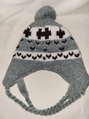 Texas A&M Knit Hat Cap By Top of the World Gray Black Aggie Maroon & White - Thumbnail 4