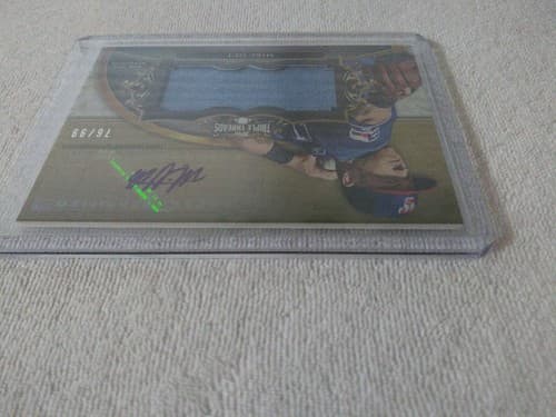 Mike Olt 2013 Topps Triple Threads autograph auto card UAJR-M05 /99 Tx Rangers - Thumbnail 4