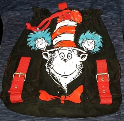 Cat in the Hat Universal Studios Singapore Canvas Backpack - Thumbnail 2