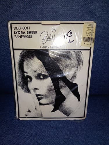 Belle Sharmeer Pantyhose Wisper Silky Soft Lycra Slighty Irregular Grey Mist 2 - Image 1