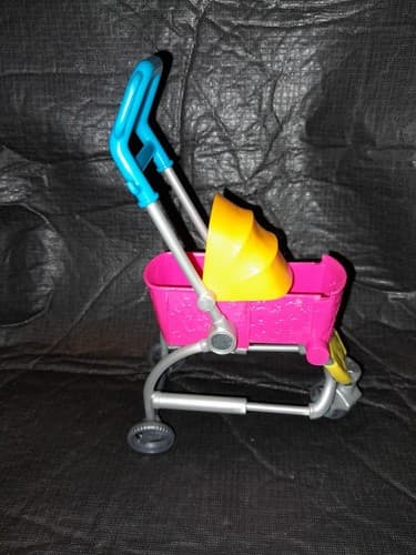 Pups Dog Stroller Only Extendable 2019 Mattel Barbie Stroll N Play Toy 7" - Image 1
