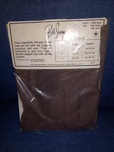 Belle Sharmeer Pantyhose Wisper Silky Soft Lycra Slighty Irregular Grey Mist 2 - Thumbnail 2