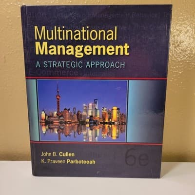 Multinational Management A Strategic Approach 6e Cullen Parboteeah - Image 1