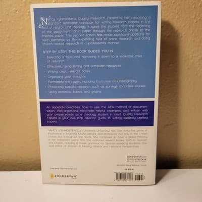 Quality Research Papers 2nd Ed Nancy Jean Vyhmeister Religion & Theology Writing - Thumbnail 4