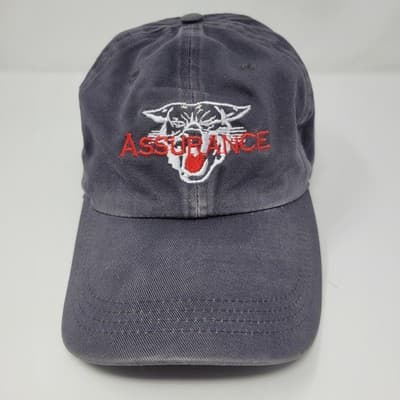 Ahead Vtg Classic Cut Gray Hat Cap | Assurance w Tiger Head Logo | OSFM - Image 1