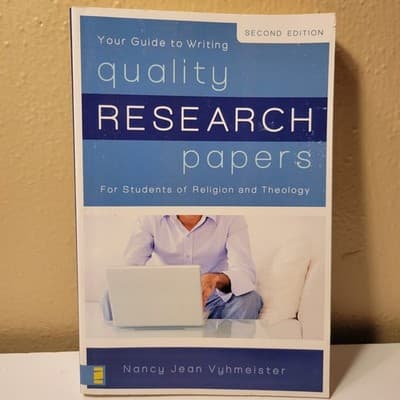 Quality Research Papers 2nd Ed Nancy Jean Vyhmeister Religion & Theology Writing - Thumbnail 2