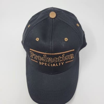 HEADLINER Production Specialty Hat Mens One Size Black Strapback Cotton - Thumbnail 7