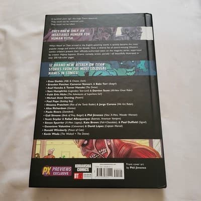 Attack on Titan Anthology Hardcover Graphic Novel 2016 Kodansha Manga English - Thumbnail 4