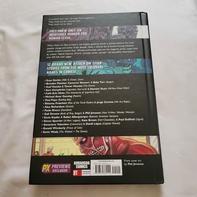 Attack on Titan Anthology Hardcover Graphic Novel 2016 Kodansha Manga English - Thumbnail 3