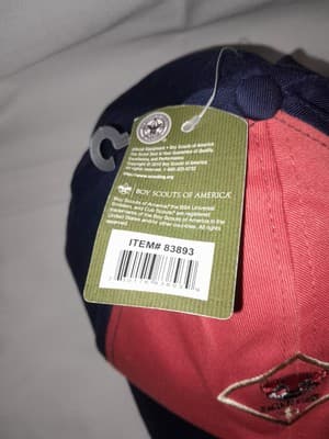 Tiger Cub Boy Scouts BSA Adjustable Youth Orange & Blue Cap Hat - Thumbnail 3