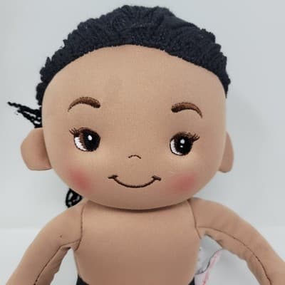 LINZY Yellow Aissa Rag Doll 16in Plush Soft Stuffed Toy Girl Nude - Thumbnail 14