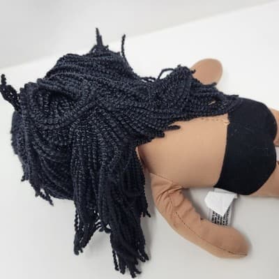 LINZY Yellow Aissa Rag Doll 16in Plush Soft Stuffed Toy Girl Nude - Thumbnail 9