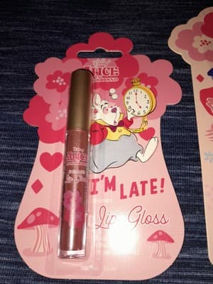 Disney Alice In Wonderland Set Of 3 Shimer Lip Gloss High Gloss Cruelty Free - Thumbnail 5