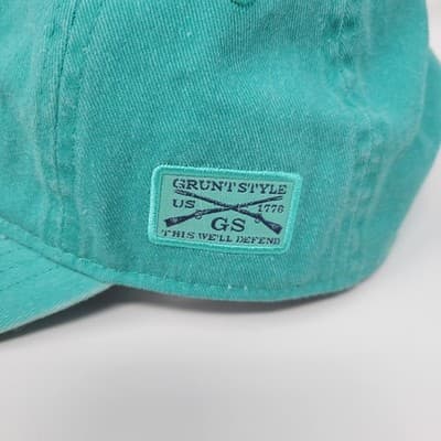 GRUNT STYLE | "Blank" Your Feelings | Dad Hat Seafom Green Adjustable 57CM 2024 - Thumbnail 4