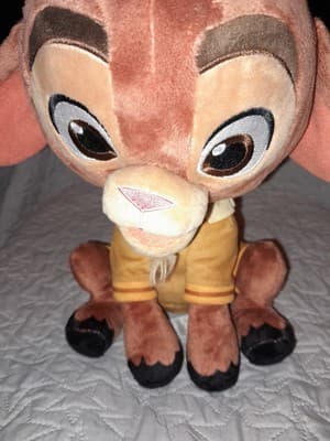 Official Disney Parks Valentino the Goat Wish Soft Plush Embroidered Eyes 13" - Image 1