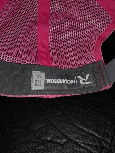 Rain For Rent Logo Mesh Trucker Hat/Cap Snap back Pink & Gray San Antonio - Thumbnail 5