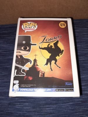 Zorro Funko Pop! Television #1270 Vinyl Figure New - Thumbnail 3