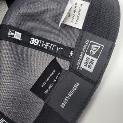New Era 39THIRTY American Pump & Supply Hat M/L Gray Flex Fit Oilfield Cap - Thumbnail 10