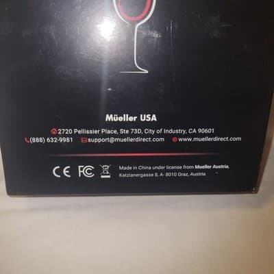 Mueller Electric Wine Opener Set Rechargeable Corkscrew with Accessories - Thumbnail 7