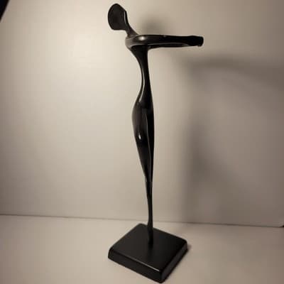 IKEA Bodrul Khalique Ballerina Sculpture Modern Minimalist Black Metal Figurine - Thumbnail 5