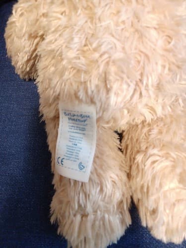 Build-A-Bear Tan Big Nose Hugs N Cream Light Brown Teddy Bear Plush 14" BABW - Thumbnail 4