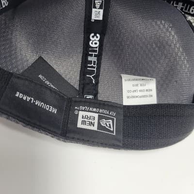 New Era 39THIRTY American Pump & Supply Hat M/L Gray Flex Fit Oilfield Cap - Thumbnail 8
