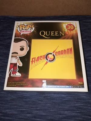 Funko Pop! Album Cover with Case: Freddie Mercury: Flash Gordon #30 - Thumbnail 5