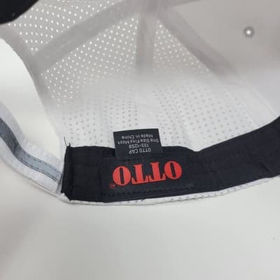 OTTO SIERRA Performance Hat Mens One Size White Reflective Brim Strapback Cap - Thumbnail 8