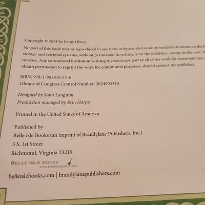 Lia the Leprechaun by Jenny Olson 2024, Hardcover Illustrated Children’s Picture - Thumbnail 6