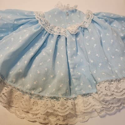 1993 Boots Tyner Good Morning Sugar Britches 3-Pc Blue Doll Dress Outfit 19-21.5 - Thumbnail 6
