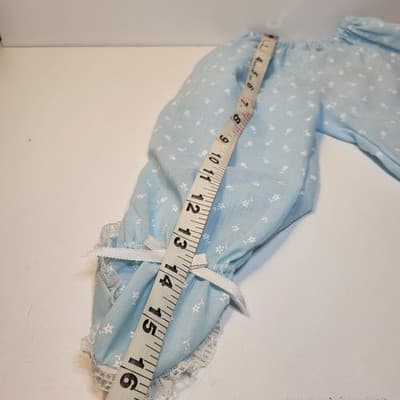 1993 Boots Tyner Good Morning Sugar Britches 3-Pc Blue Doll Dress Outfit 19-21.5 - Thumbnail 9