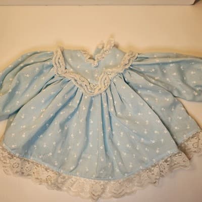 1993 Boots Tyner Good Morning Sugar Britches 3-Pc Blue Doll Dress Outfit 19-21.5 - Thumbnail 2