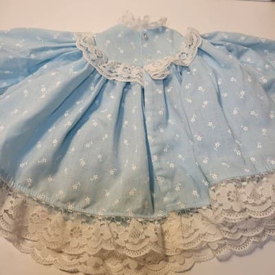 1993 Boots Tyner Good Morning Sugar Britches 3-Pc Blue Doll Dress Outfit 19-21.5 - Thumbnail 7