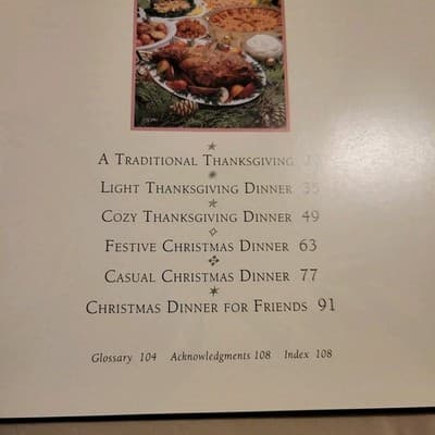 Williams Sonoma Kitchen Library Cookbook Thanksgiving & Christmas Chuck Williams - Thumbnail 6