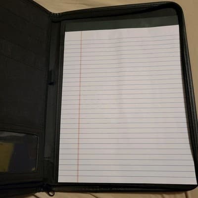 NJSGS 2021 Leather Zip Portfolio Padfolio Organizer Texarkana Arkansas - Thumbnail 2
