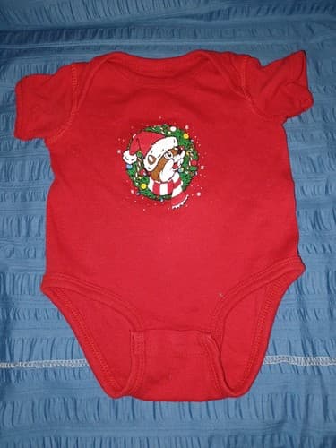 Baby Buc-ees Bodysuit Onies One Piece Size 6 mon Unisex Never Calm Always Bright - Thumbnail 4