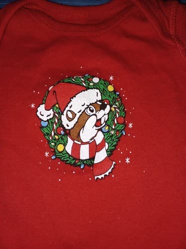 Baby Buc-ees Bodysuit Onies One Piece Size 6 mon Unisex Never Calm Always Bright - Thumbnail 3