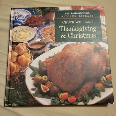 Williams Sonoma Kitchen Library Cookbook Thanksgiving & Christmas Chuck Williams - Image 1