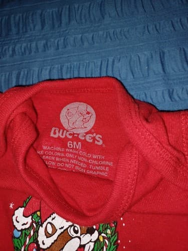 Baby Buc-ees Bodysuit Onies One Piece Size 6 mon Unisex Never Calm Always Bright - Thumbnail 5