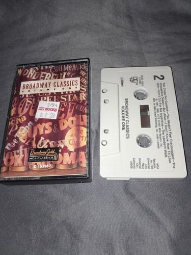 Broadway Classics Volume 1 Cassette Tape - Image 1