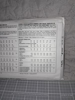 Simplicity 7244 Easy Womens Tank Top And Pants Size 8-20 New Uncut 90s Vintage - Thumbnail 4