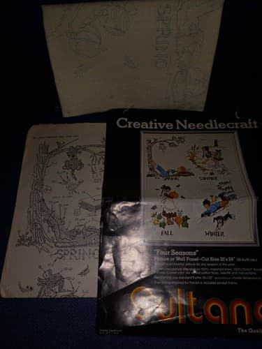 Four Seasons Sultana Creative Needlecraft Kit Spring Summer Fall Winter 32105 - Thumbnail 2